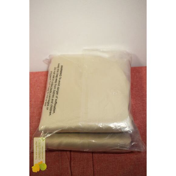 Sun Zero 40x84" Blackout Bergen Rod Pocket Curtain Panel Cream* - Picture 4 of 4